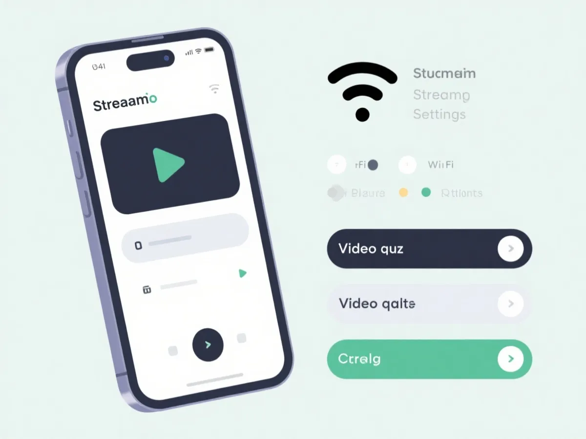 直播播放设置与网络优化示意